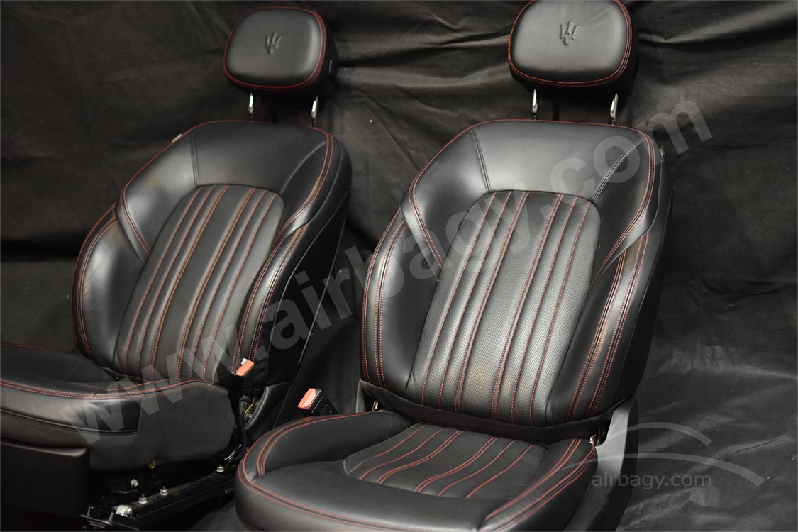 Oprava kožených sedadel Maserati Ghibli